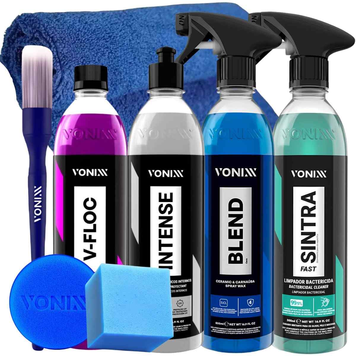 Kit Completo Lavagem Automotiva Vonixx: Carro e Moto Impecáveis!
