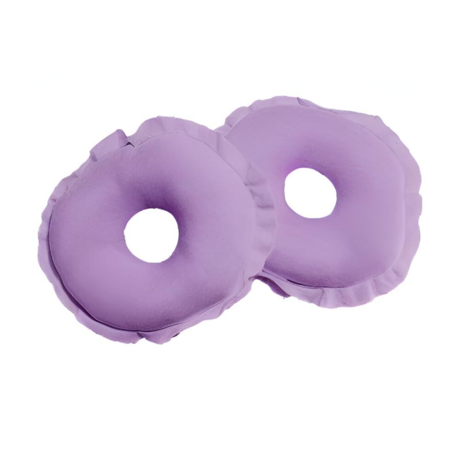 Rosquinha de Amamentação em Algodão 100% - Protetora, Macia e Lavável - Rosa