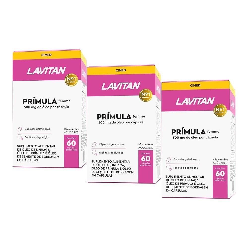 Lavitan Prímula Femme: Alívio da TPM e Mais!