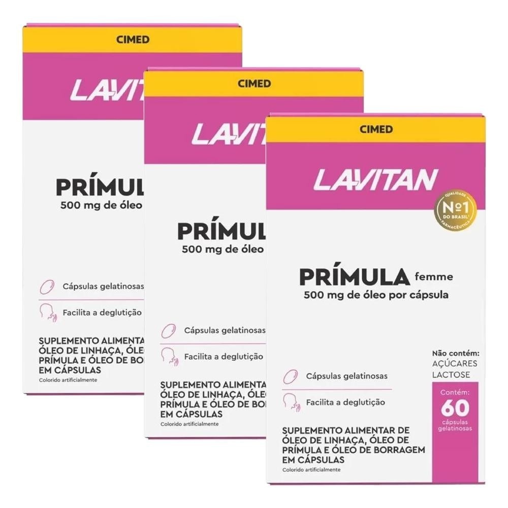 Lavitan Primula Femme: Alívio TPM e Imunidade