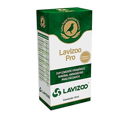 Lavizoo PRO 15ml: Saúde e Energia para seu Pássaro!