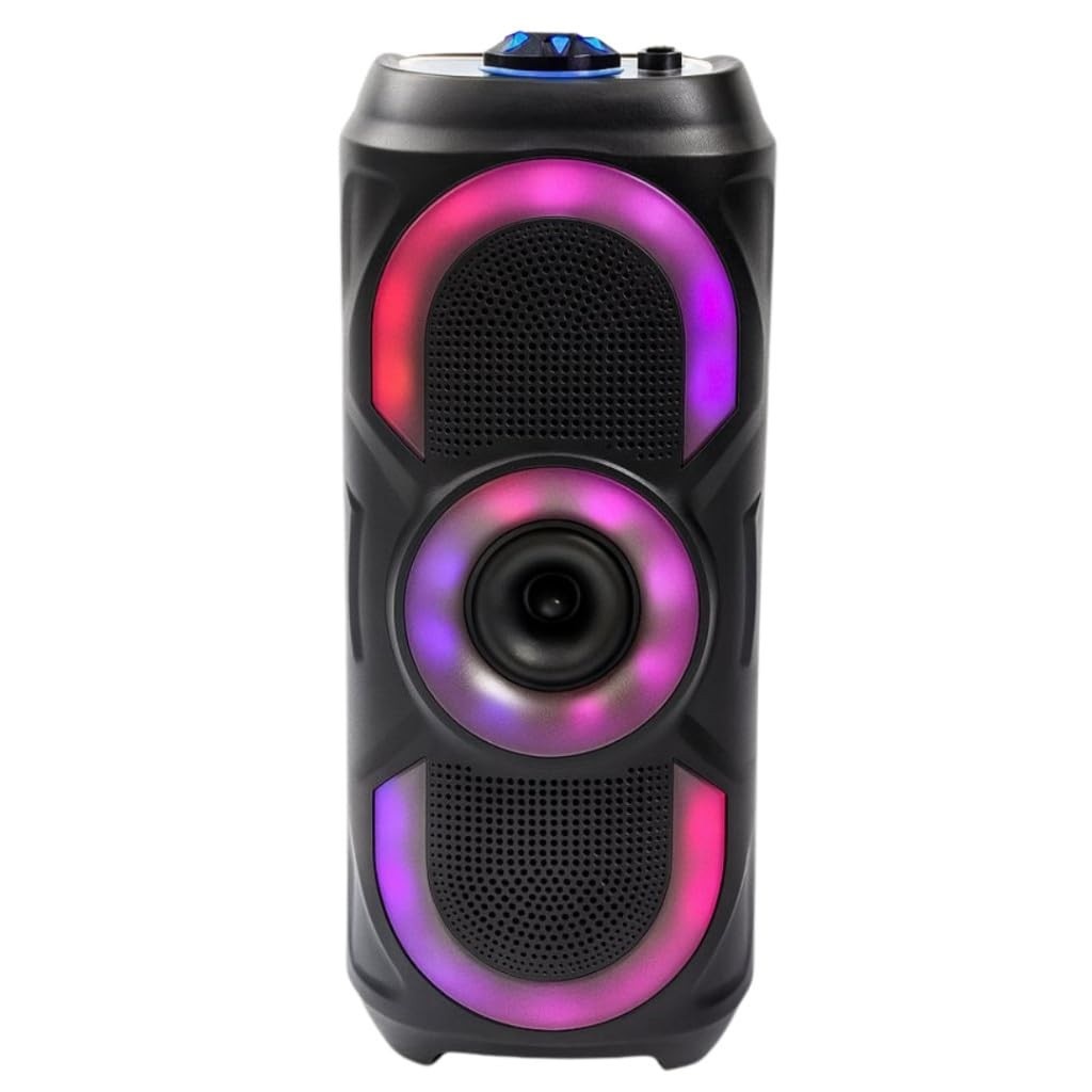Caixa de Som Bluetooth 50W TWS: Graves Potentes para Festas, Viagens e Lazer ao Ar Livre