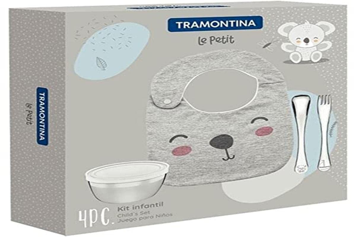Jogo Infantil Tramontina Le Petit 4 Peças - Conforto e Segurança para Bebês