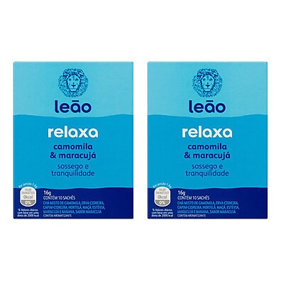 Leão Relaxa: Combo 2 Caixas com 20 Sachês