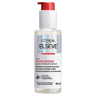 Leave-in Elseve Bond Repair: Resgate Capilar que Reconstrói Fios Danificados