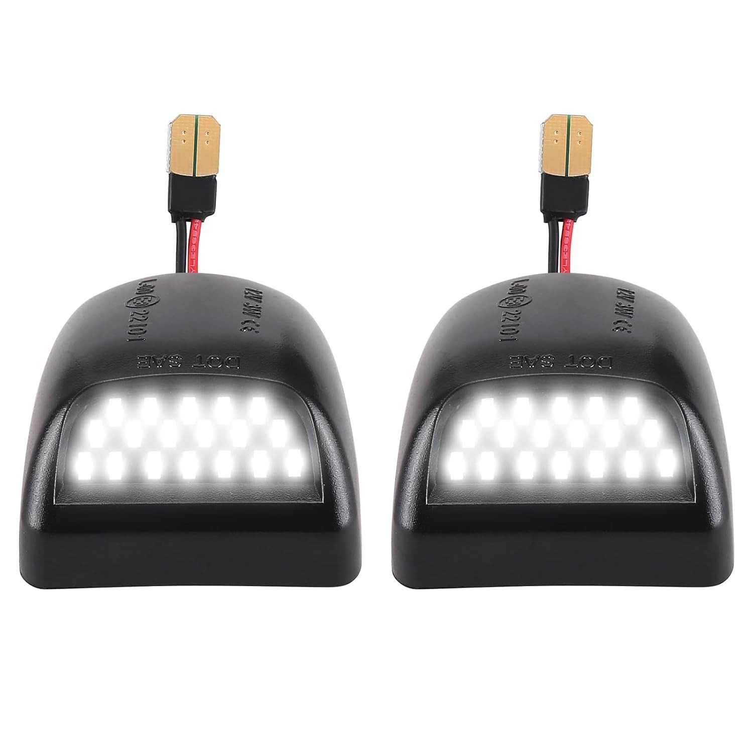 Kit 2 Lâmpadas LED Placa Veicular para Chevrolet Silverado, Tahoe, GMC Sierra, Cadillac Escalade - Iluminação Premium
