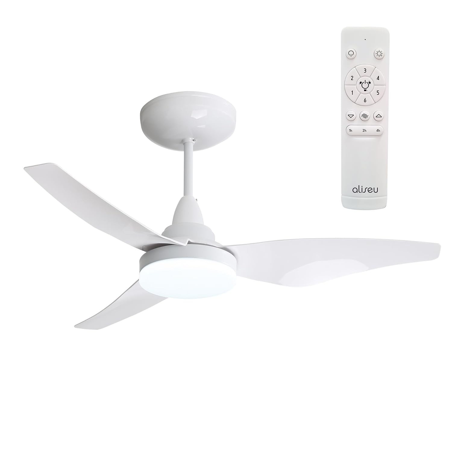 Ventilador de Teto Aliseu Mestre com LED e Controle Remoto – Refresque seu Ambiente com Estilo