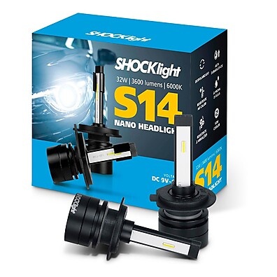 LED Farol Nano Shocklight S14: Encaixe Perfeito!