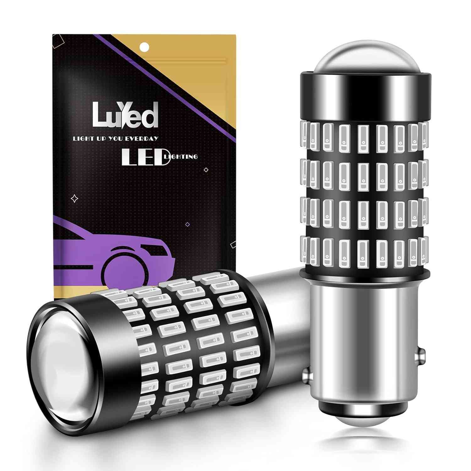 LUYED Lâmpada LED 1157: Brilho Intenso e Durabilidade para Seu Veículo (Pacote com 2)