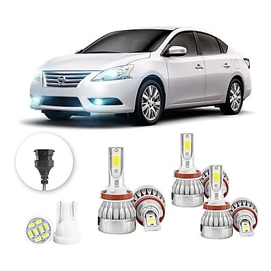LED Nissan Sentra: Iluminação 20000lm