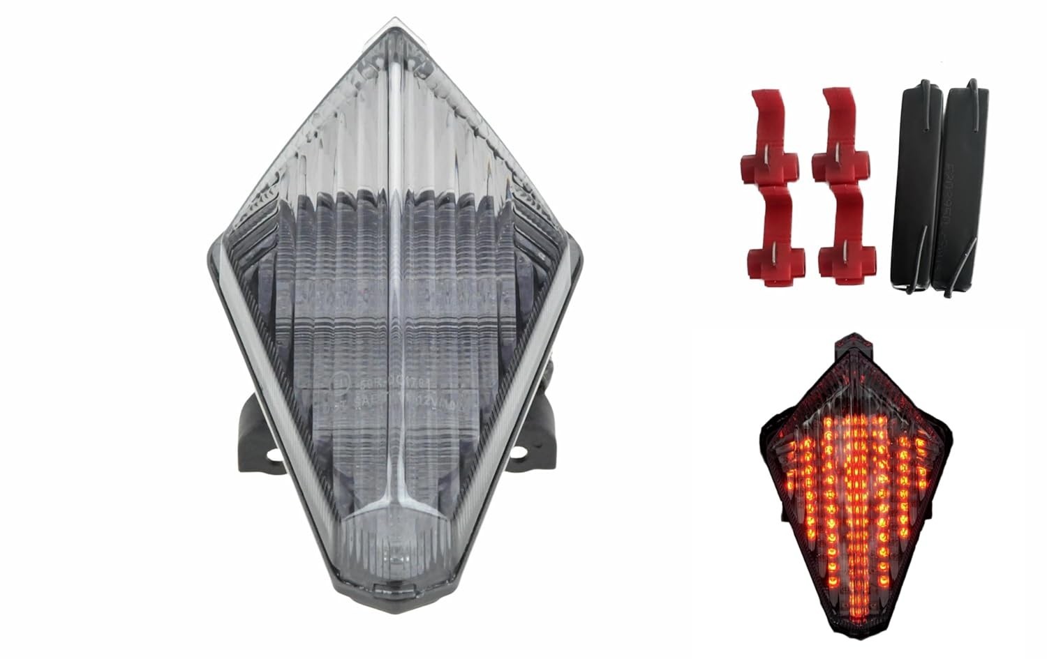 Luz Traseira LED com Seta Integrada para Yamaha R1 07-08: Segurança e Estilo