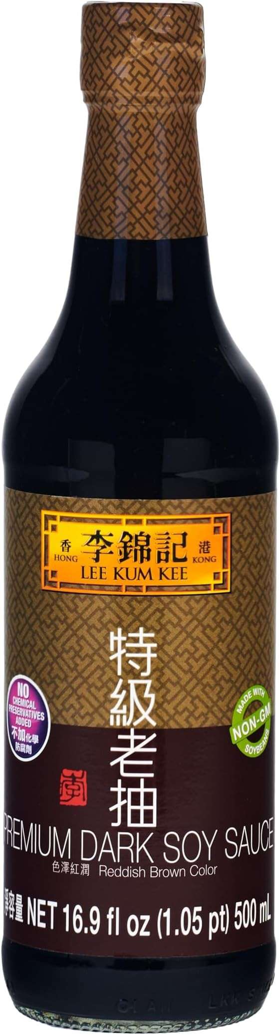 Shoyu Molho de Soja Premium Dark Lee Kum Kee 500ml