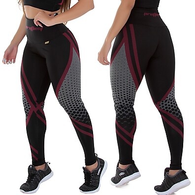 Legging Caveiras: Conforto e Estilo Sem Transparência