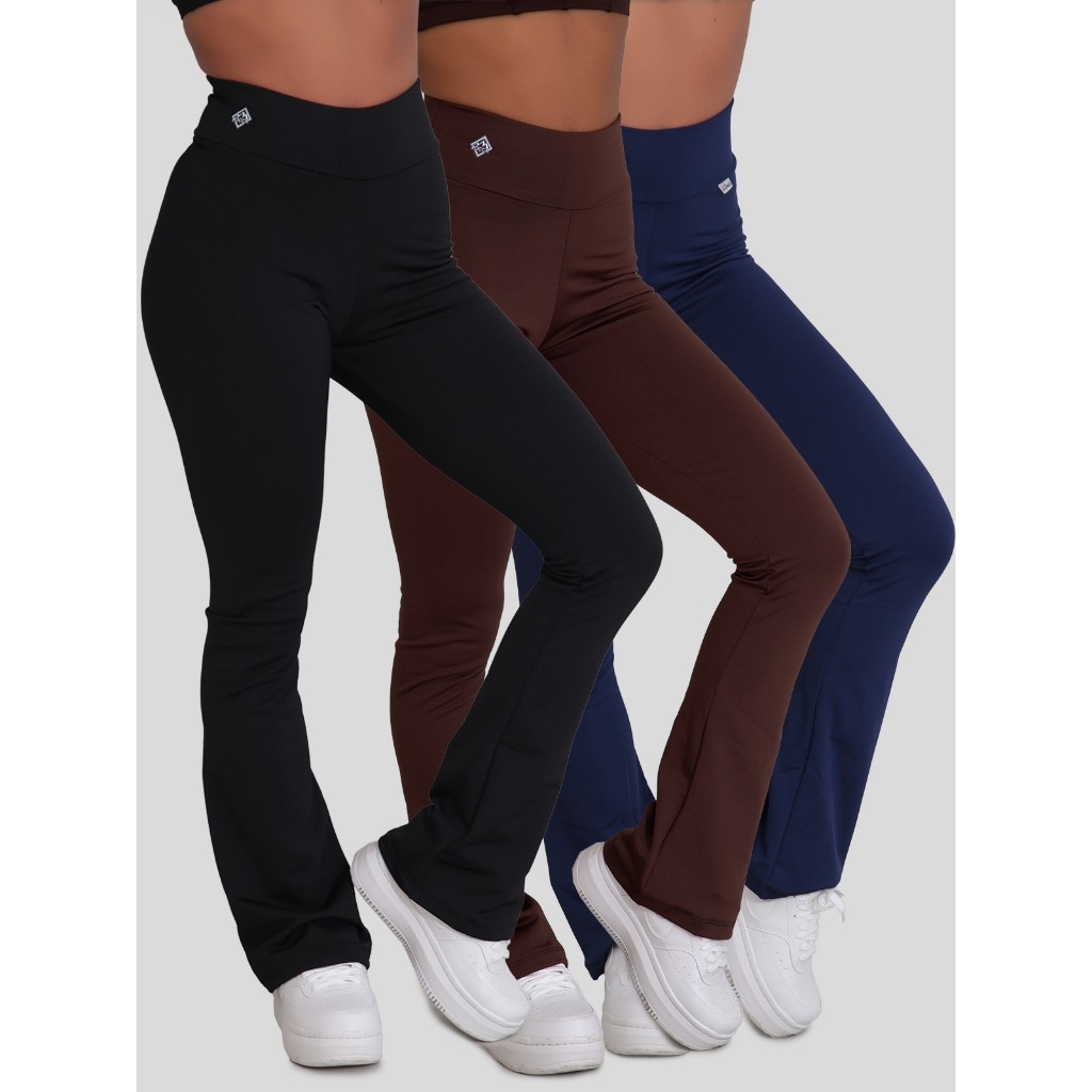 Legging Flare Peluciada: Conforto e Estilo!