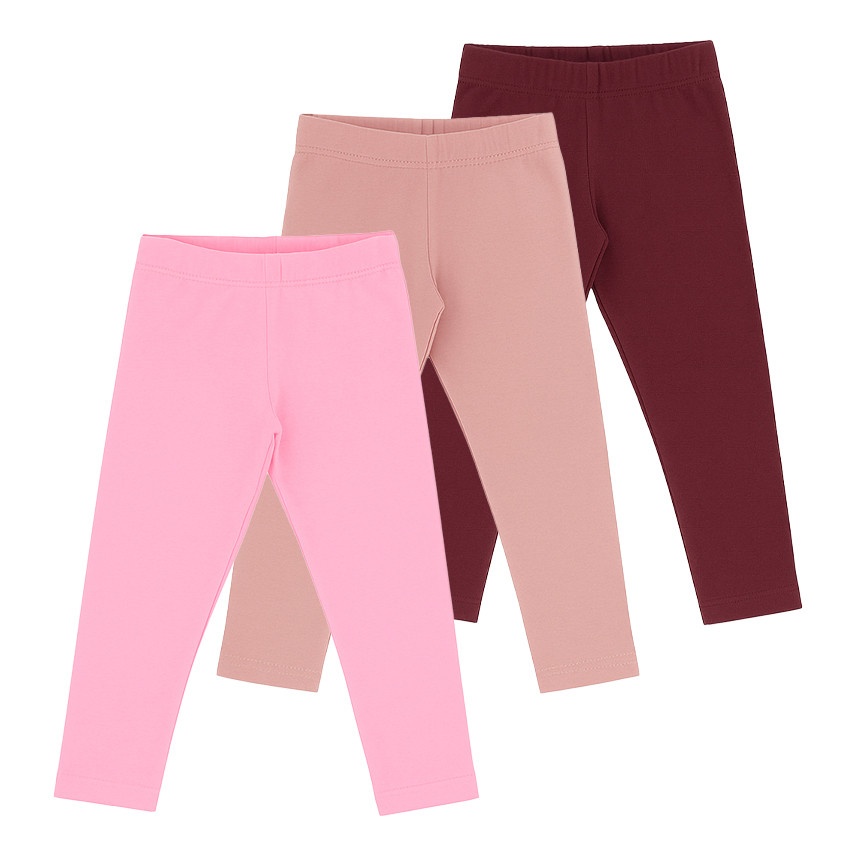 Legging Infantil Colorida: Kit 3 Peças (01 ao 08)