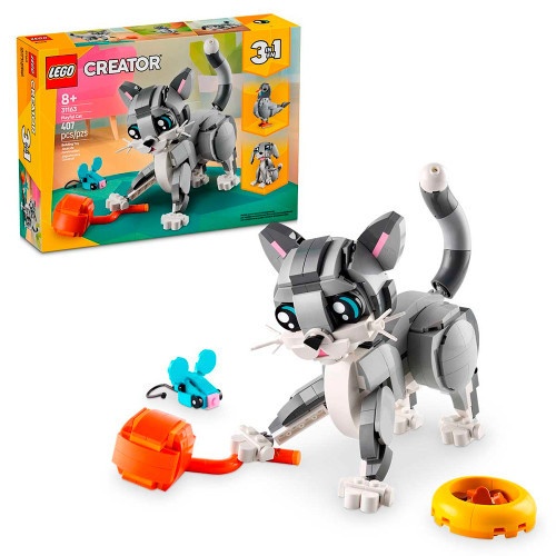 LEGO Creator Gato Brincalhão 31163: 407 Peças para Criar Diversão