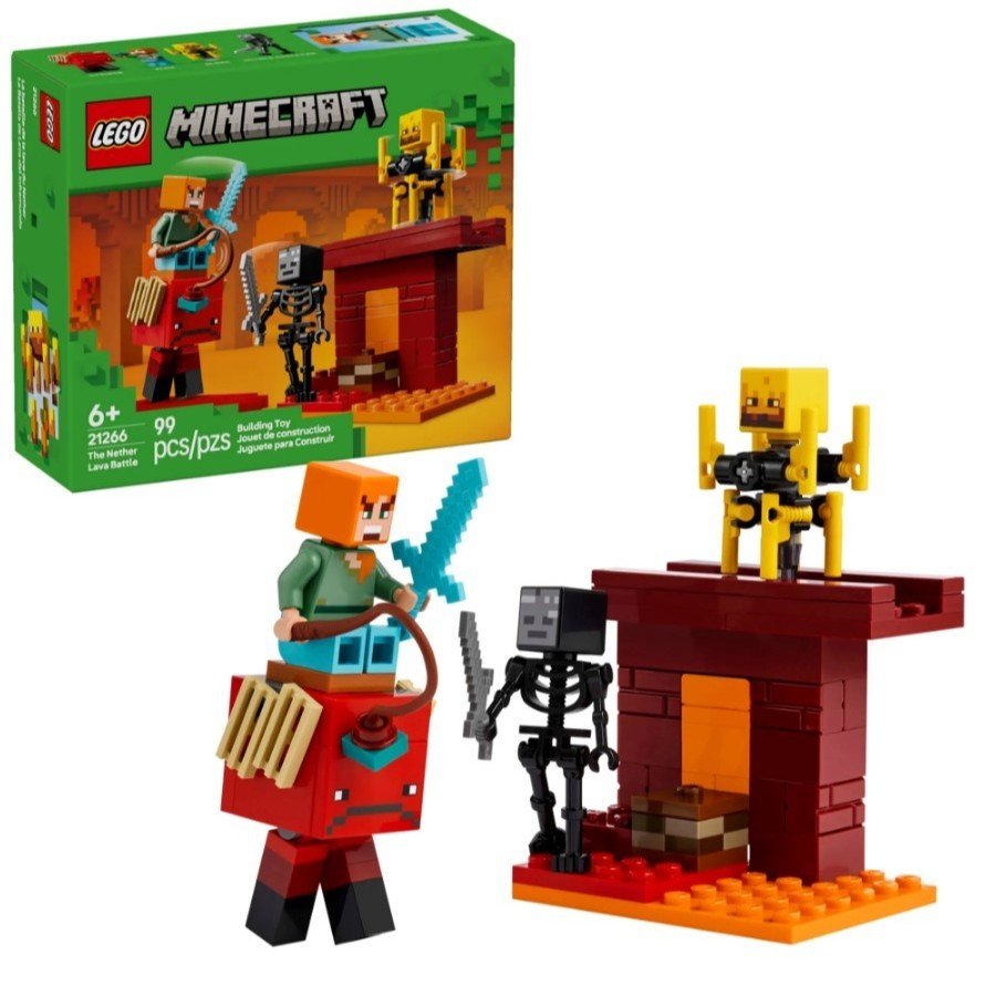 LEGO Minecraft Nether: A Batalha da Lava!