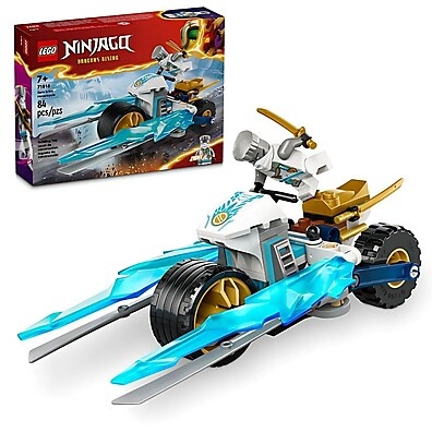 Lego Ninjago Motocicleta de Gelo do Zane 71816: Ação em Cada Peça
