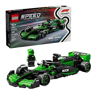 LEGO Speed Champions KICK Sauber F1 Team C44 – Acelere com Realismo