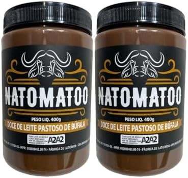 2un Doce De Leite Búfala Gourmet A2a2 Natomatoo 400g