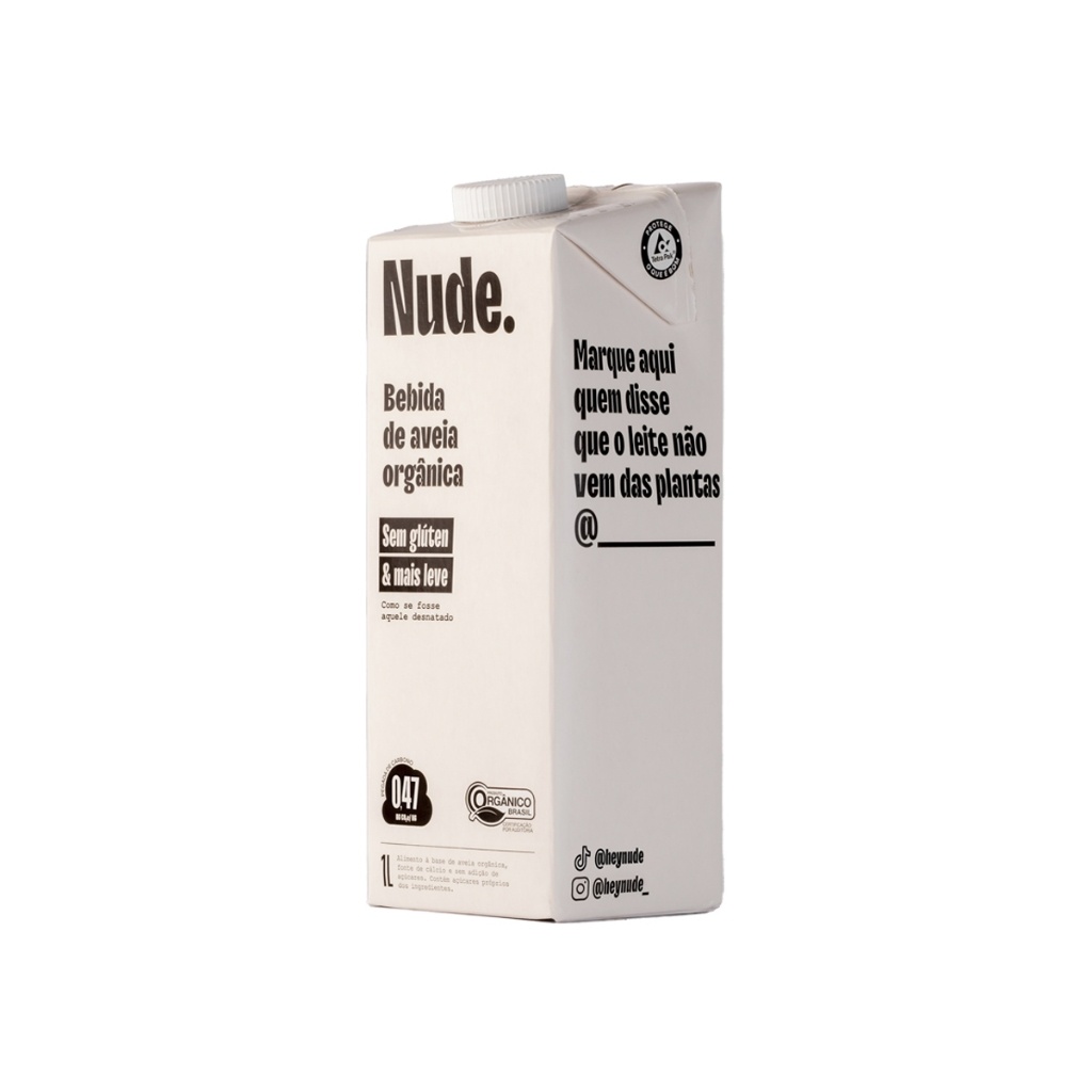 Leite de Aveia Nude: Sabor Puro e Natural!