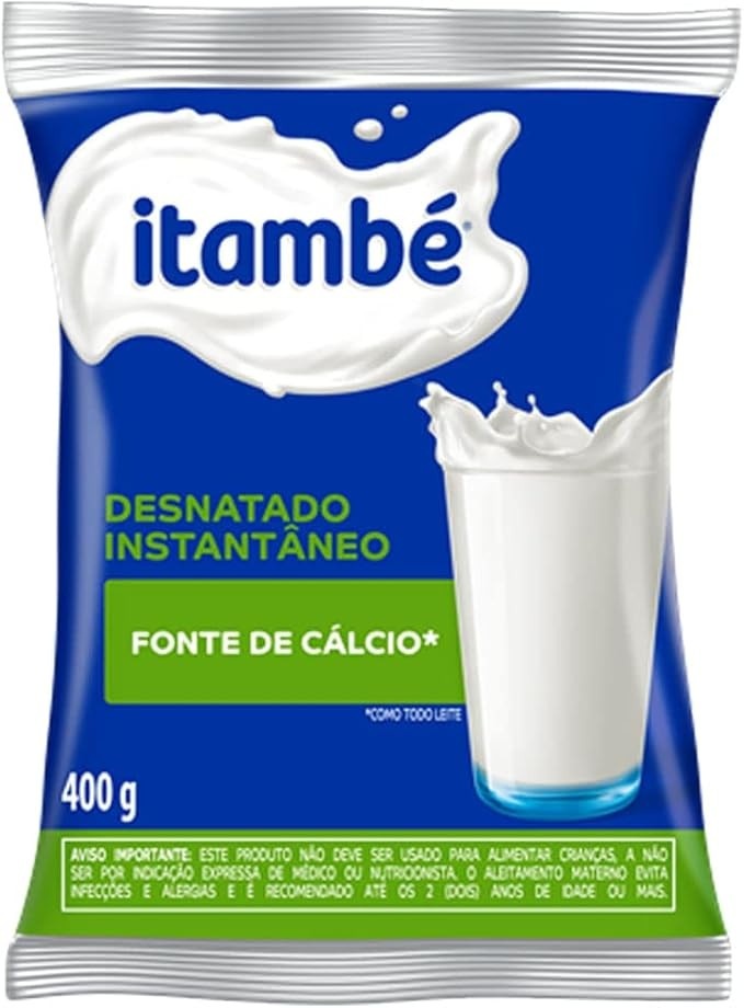 Leite Em Pó Desnatado Instantâneo 400g Itambé