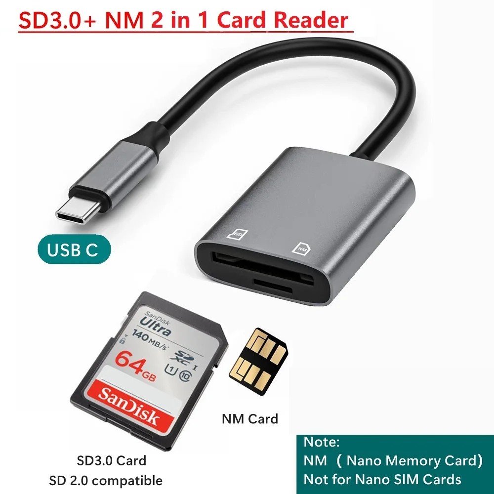 Leitor de Cartão Huawei NM: Rápido e Versátil!