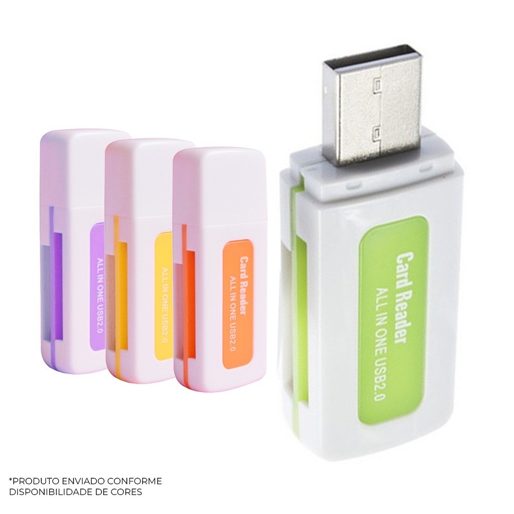 Leitor de Cartão USB 2.0: Rápido e Versátil