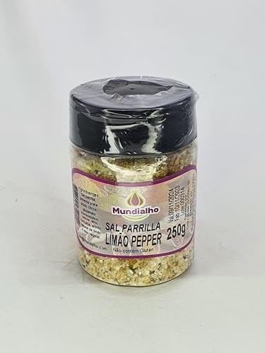 Sal Parrillera Lemon Pepper Mundialho 250g