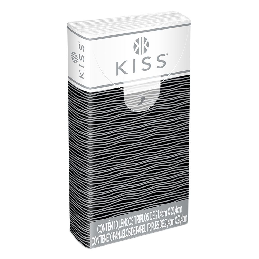 Lenço de Papel Kiss Bolso: Leve Mais Higiene!