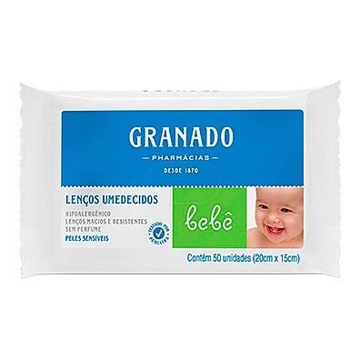 Lenço Granado Bebê: Cuidado Suave para Pele Sensível