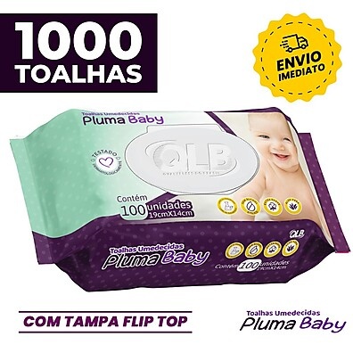 Lenço Umedecido Pluma Baby: Cuidado e Hidratação