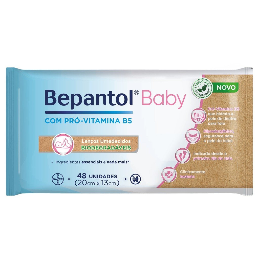 Lenços Umedecidos Bepantol Biodegradáveis: Cuidado Puro!