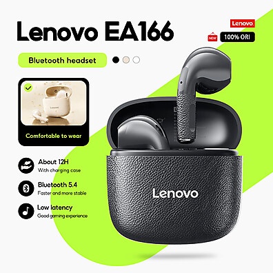 Lenovo EA166: Fones Bluetooth com Som Imersivo