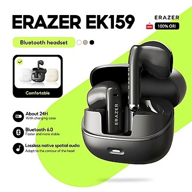 Lenovo Erazer EK159: Fones Sem Fio com Baixa Latência
