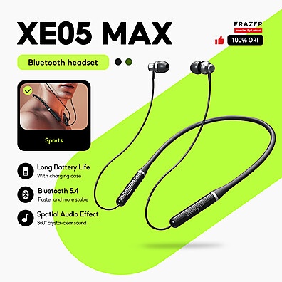 Lenovo Erazer XE05 Max: Fones Bluetooth com Som Premium e Design Esportivo