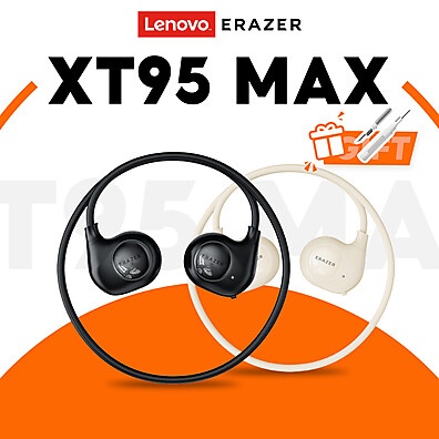 Lenovo Erazer XT95 Max: Fone Esportivo True Wireless com Bluetooth 5.3