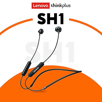 Lenovo SH1 Neckband: Fone Esportivo Bluetooth 5.0 com Bateria Longa