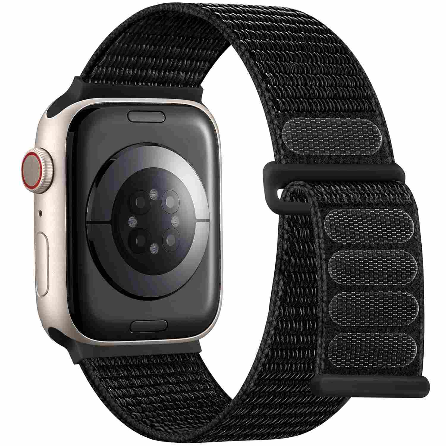 Pulseira de nylon esportiva Lenrao compatível com Apple Watch Series SE 11/10/9/8/7/6/5/49 mm, unissex, para iWatch série SE 11/10/9/8/7/6/5/4/ Ultra SE 3/2/1