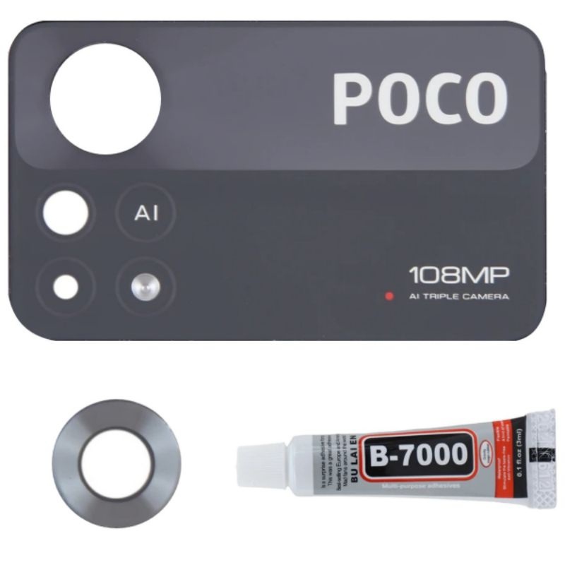 Lente Câmera Poco X4 Pro 5G: Kit Cinza 2 Unidades