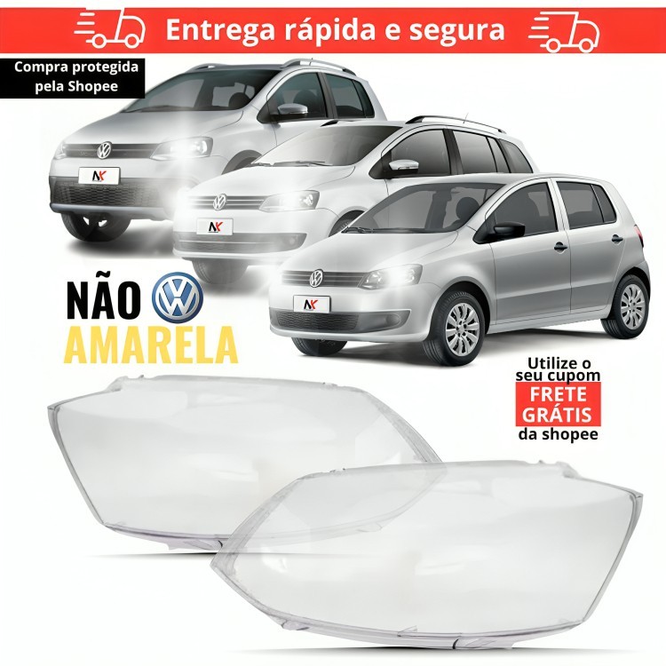 Lente Farol Fox/Crossfox/Spacefox: Proteção e Clareza!