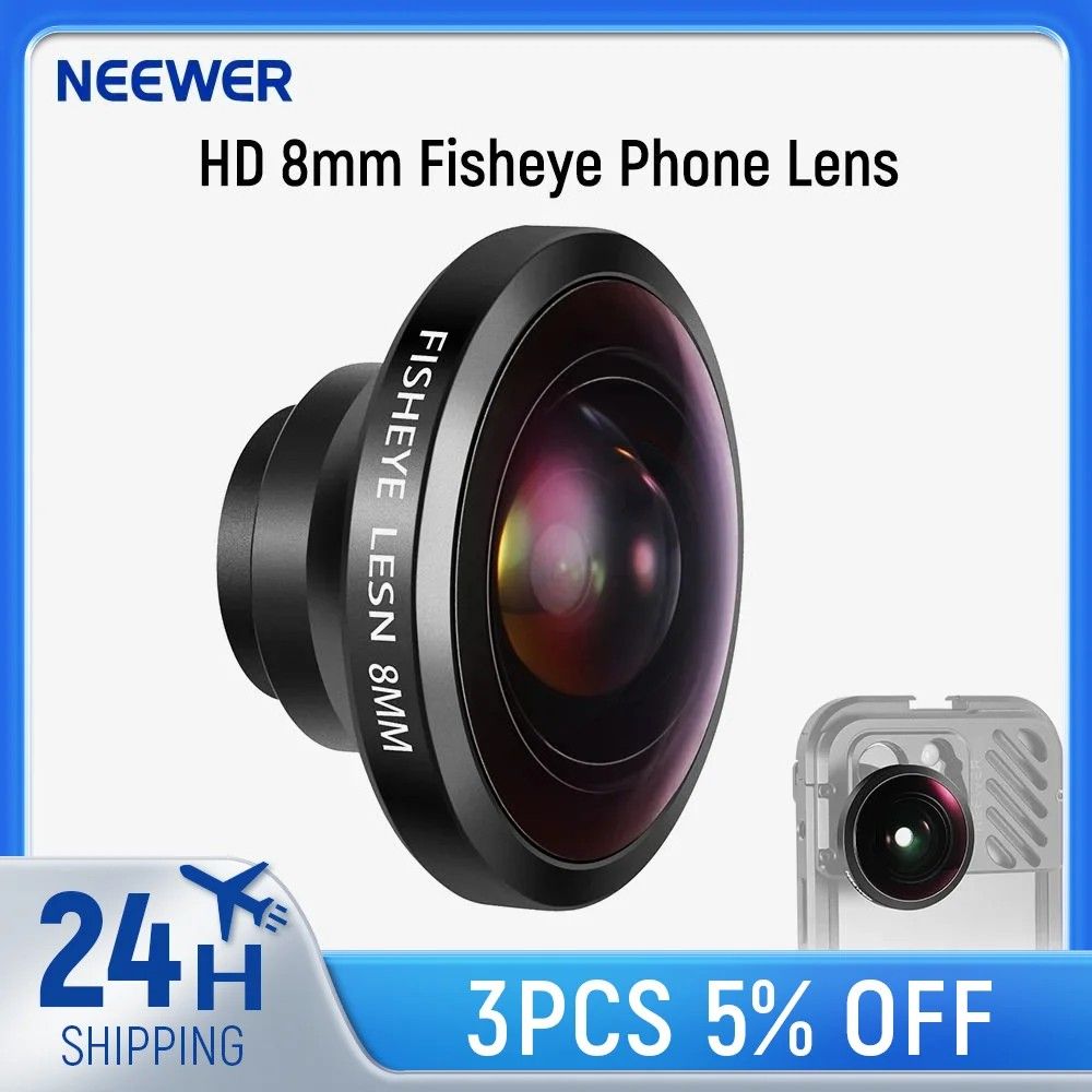 Lente Fisheye 8mm NEEWER: Visão Ultra-Ângular!