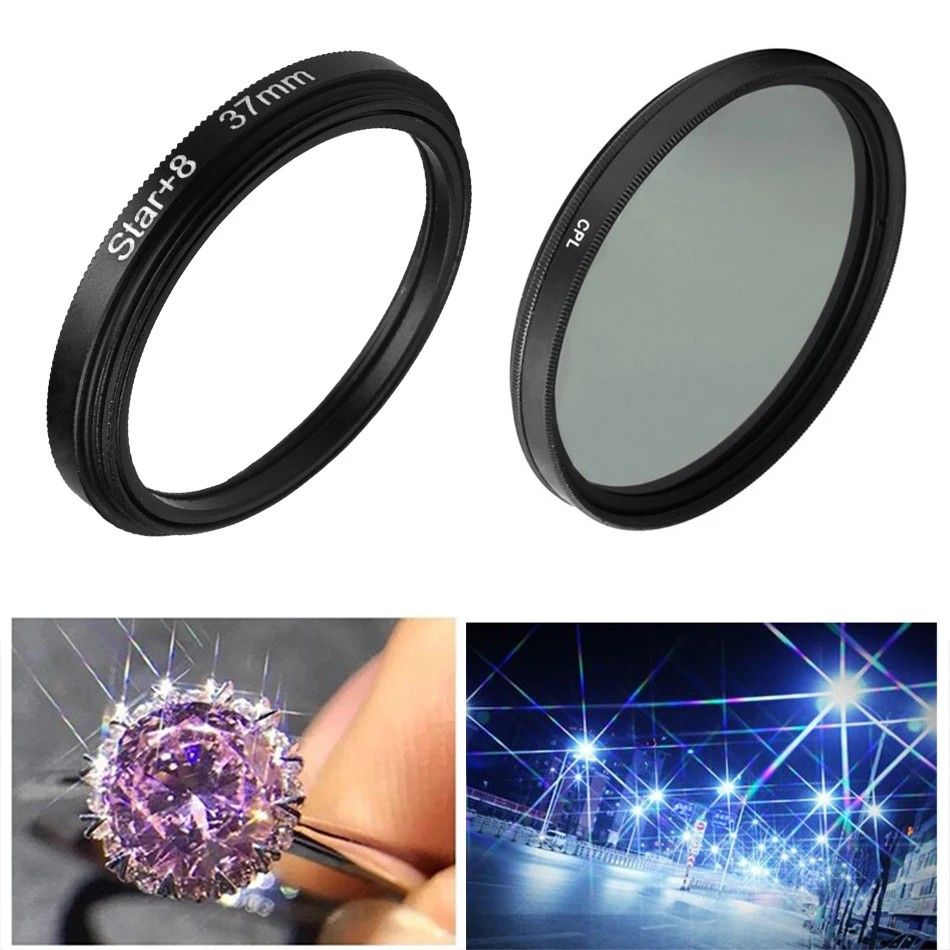 Lentes Celular 37mm: Macro + CPL Star