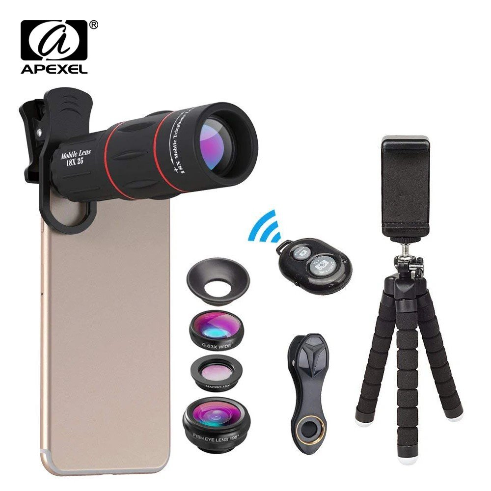 Lentes Celular Apexel: Fotos Incríveis!