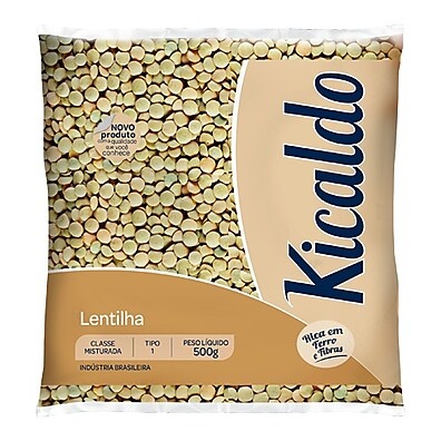 Lentilha 500g Kicaldo: Nutrição e Sabor em Cada Colher