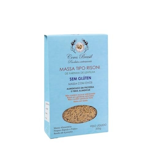 Macarrão Risoni de Lentilha Amarela Sem Glúten Ceres 200g