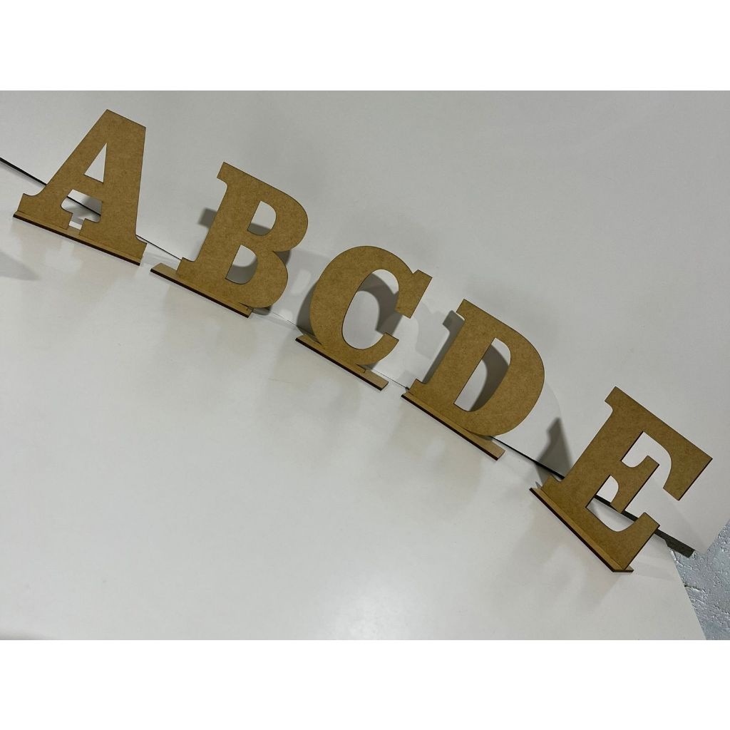 Letras de Mesa MDF 12cm - Decore com Estilo