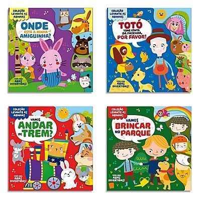 Levante as Abinhas: Kit 4 Livros Divertidos