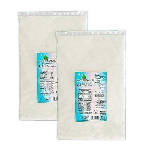 Kit 2X: Sal Marinho Integral Leve Croc 1kg