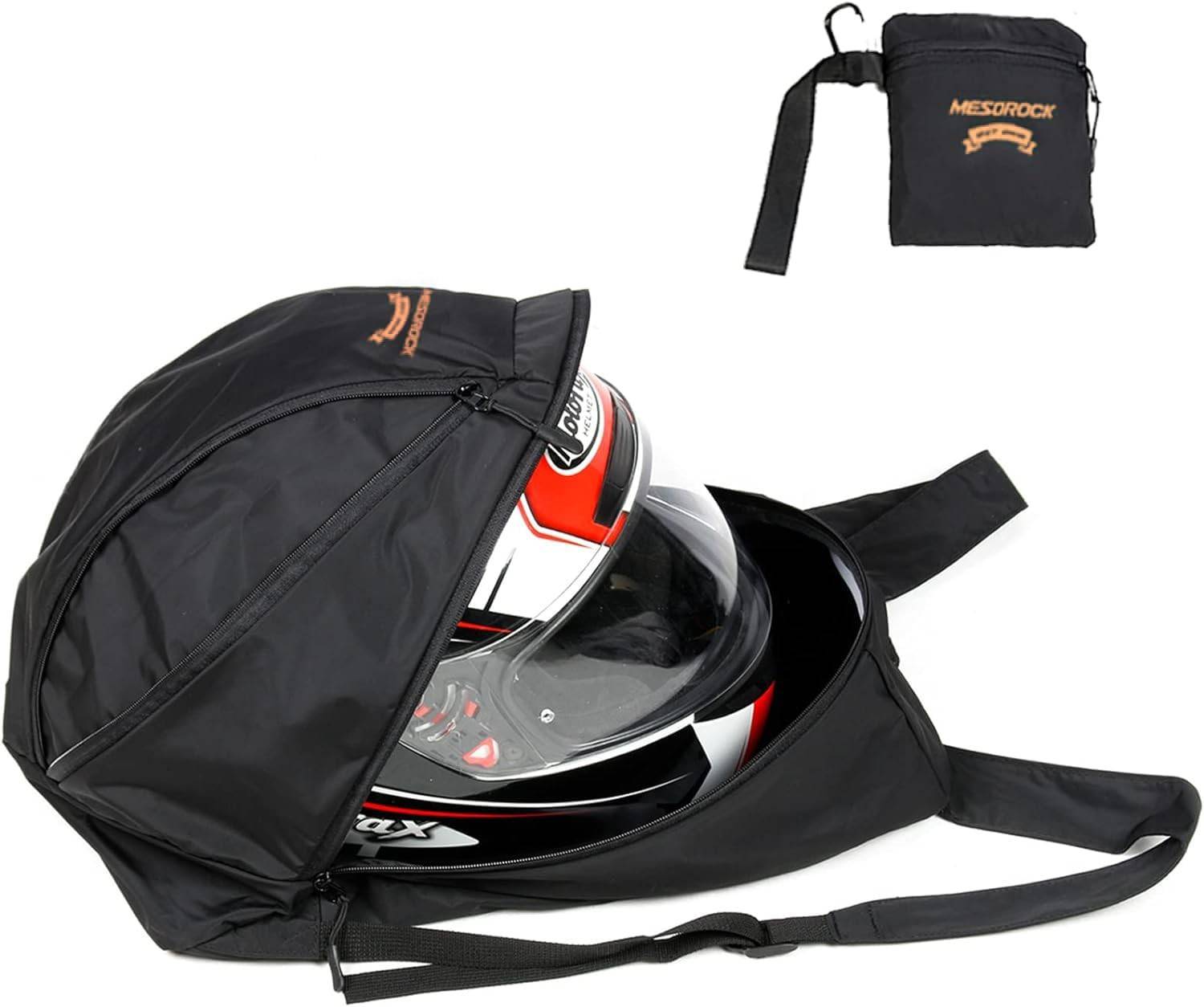 Peicees Mochila masculina dobrável para capacete de motocicleta, leve, impermeável, armazenamento de grande capacidade, ciclismo